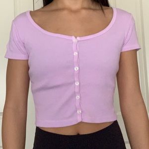 Brandy Melville Button Down Top